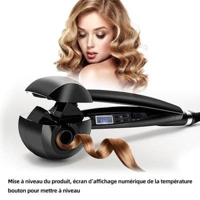 Professional Curling Iron, Automatic Hair Curler, 140/160/230 °C, 3 Temperature Settings, Ceramic Curling Iron, Styling