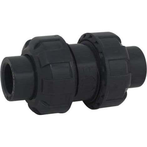 Kulbackventil 20 25 32 40 50 63mm simbassäng backventil PVC backflödeshindrande ventil (innerdiameter 40mm)