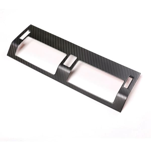 For 110 130 2020-2021 Rustfritt stål Bilinstrumentpanel Midtkonsoll Luftventil Utløpsramme Deksel Trim