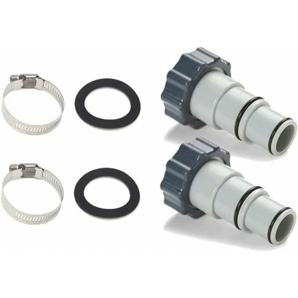 2-pak slangeadapter til reservepumper, pooltilpasning