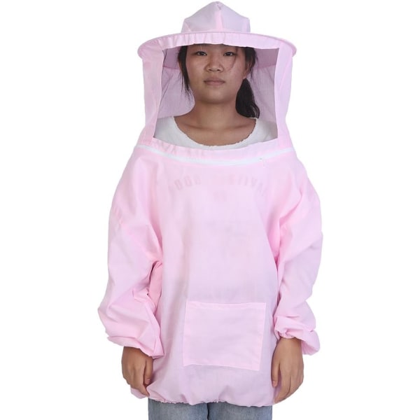 Mehiläishoitoammattimainen puku mehiläisestä suojaavalla verholla Haalari mehiläishoitajapuvulla, hunnulla varustettu suojavaatetus - sininen
