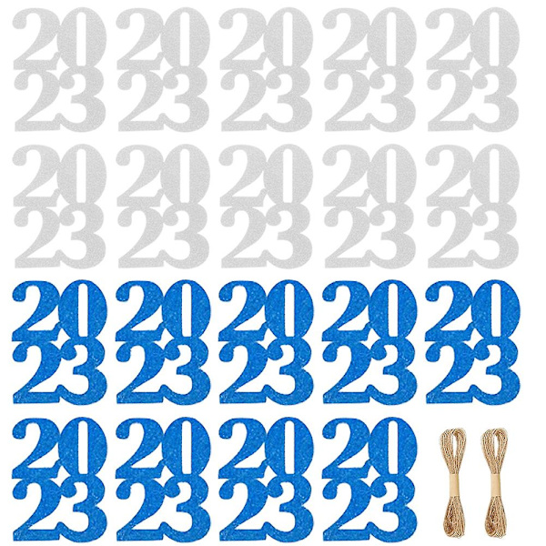 1 Sarja Maljakko Tarroja 2023 Glitter 2023 Valmistujaistarrat Koristeelliset Maljakko Tarrat Valmistujaisjuhlat
