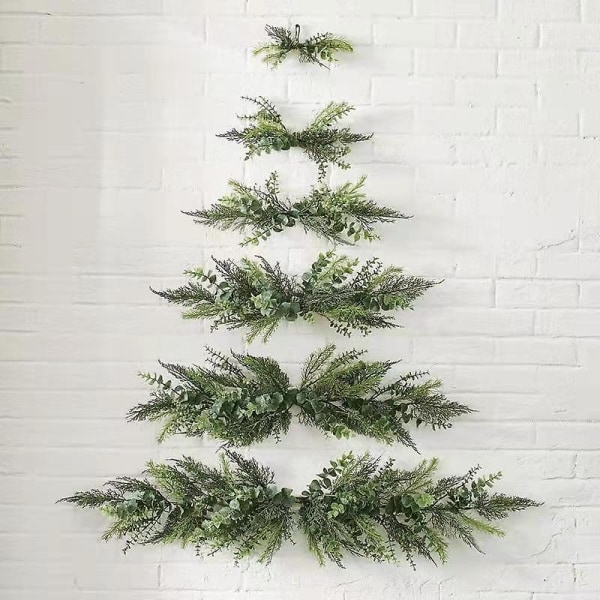 Juleveggdekorasjoner DIY Juletre Engros Simulert Furu Julekule Hjemmeinnredning