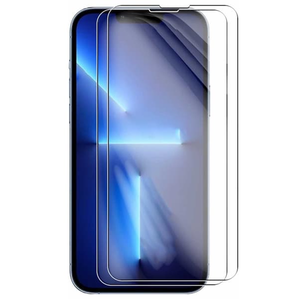 2-pak iPhone 14 Plus Skærmbeskytter HD Hærdet Glas