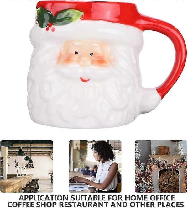 Christmas mug gnome ceramic coffee cup tea milk cup Christmas gift