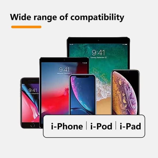 USB-C till Lightning-adapter, [2-pack] Typ C Hona till Lightning Hane Adapter, stödjer 27W PD, Typ C Laddning Stödjer Dataöverföring
