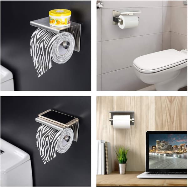 WC-paperiteline, WC-paperiteline ilman porausta seinäkiinnitys