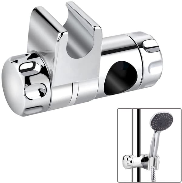 Dusjhodeholder - Hånddusjholder - Justerbar dusjholder - Reservedusjfeste - ABS