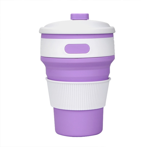 Collapsible Coffee Mug with Lid, Reusable and Microwavable, Collapsible Mug, Portable Coffee Mug, Travel Mug, Camping Mu