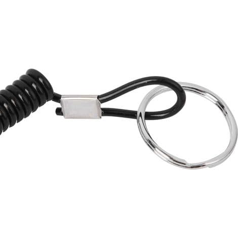 Magnetic pin with cord for weight training and strength training equipment