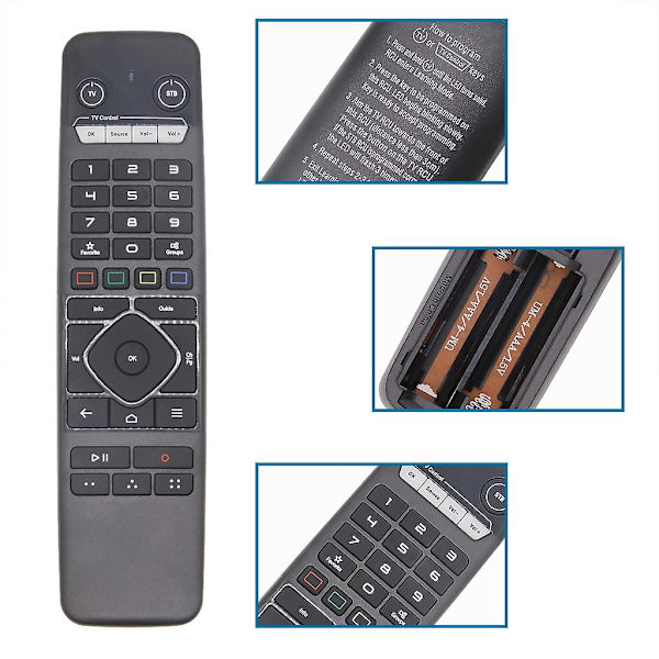 Replacement Smart Learning Voice Remote Control Programmable Remote Control Fits Formuler Z7+ 5g Z8pro Z10 Z10pro TV Boxes