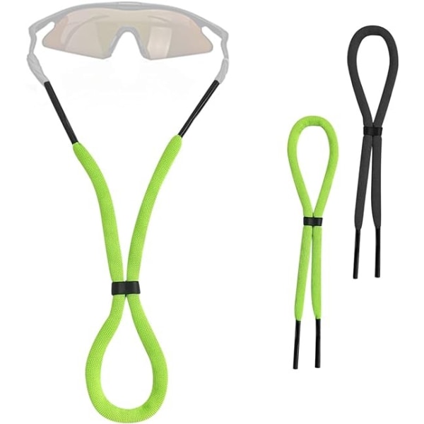 Two-piece glasses strap, anti-drop floating strap with adjustable non-slip glasses strap, suitable for water sports, swimming, bea