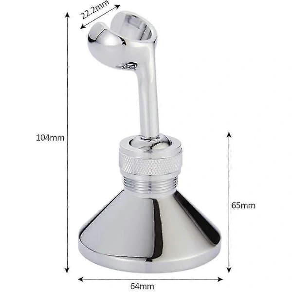 HA~Handheld Shower Head Holder, Omni-directional Copper Shower Head Holder, Adjustable Chrome Wall Mount