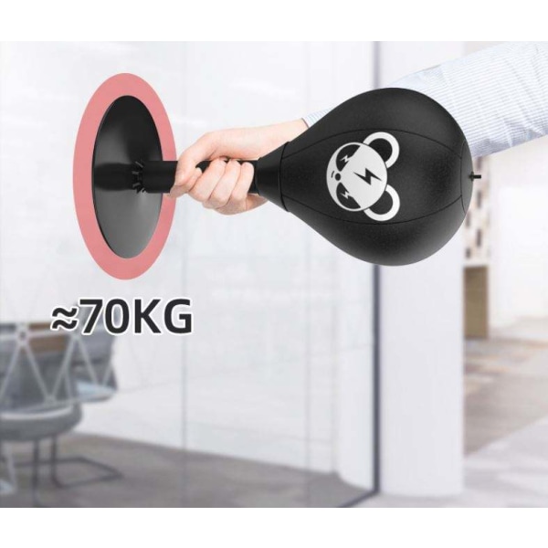 Tech Tools Stress Buster Desktop Punching Bag -  til dit skrivebord + handsker, Heavy Duty Stress Relief Ball, Sjove gaver til Bo