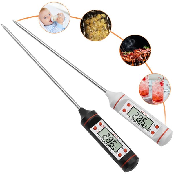 1 stk digitalt steketermometer, svart