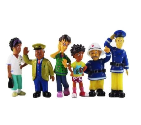 Brandmand Sam figurer, 12-pak