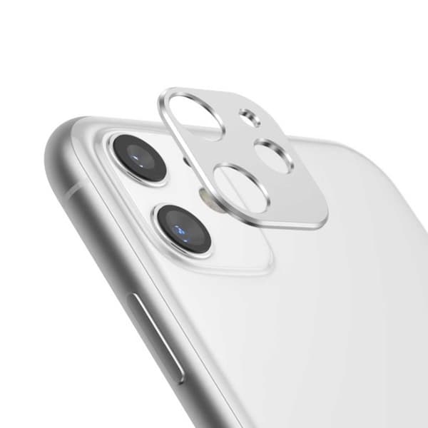 iPhone 12 Mini Linsskydd Skydd för Kamera Kameralins Silver