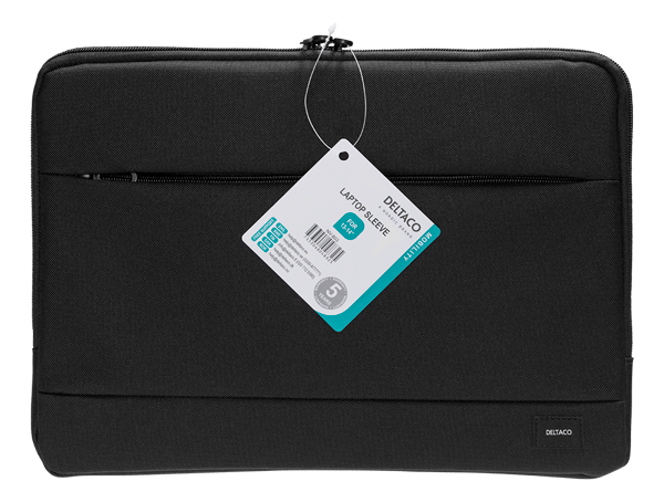 Laptopveske, for bærbare datamaskiner opptil 14 \", polyester, svart-tfrf