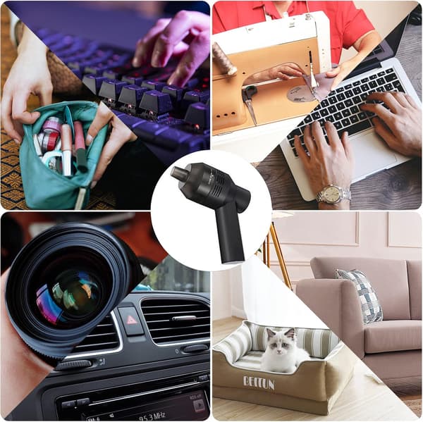 Mini Rechargeable Powerful Keyboard Vacuum Cleaner for Computer, Portable Cordless Vacuum Cleaner - Best Cleaning Tool