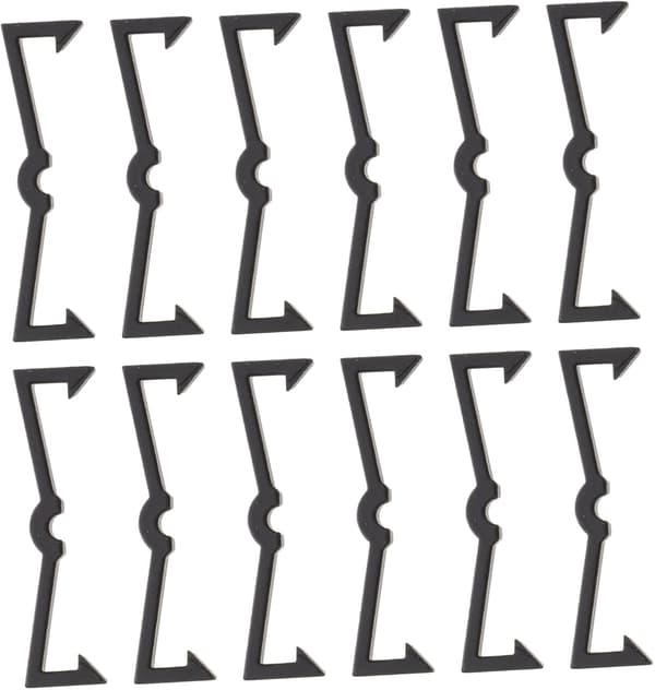 200 stk. pegboard-lås til pegboard-kroge, organiser til opbevaring af garageværktøj, displaykrog