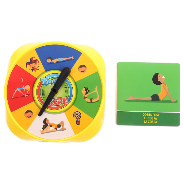 Toyleker for Yoga-fest for familien, Sportsfest-gave, Dreibar brettspill, Læringsleke for barn Assorted Color 14X14X4CM