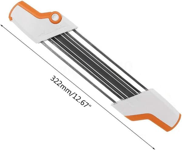 A chain sharpener - 2 in 1 - 4.8 mm diameter - .325\" compatible - Sharpens teeth and depth gauges