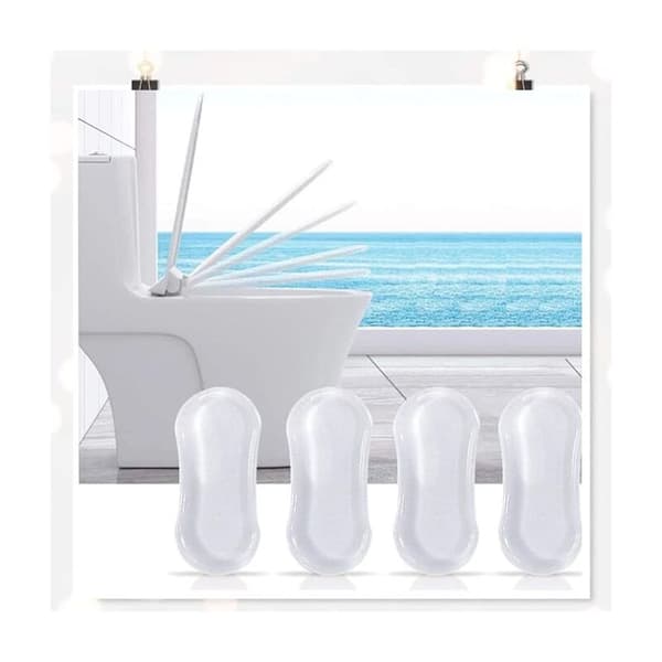 Universal Toiletsæde Bumper Kit - 10 Dele, Blød Lukning Erstatning til WC-sæde