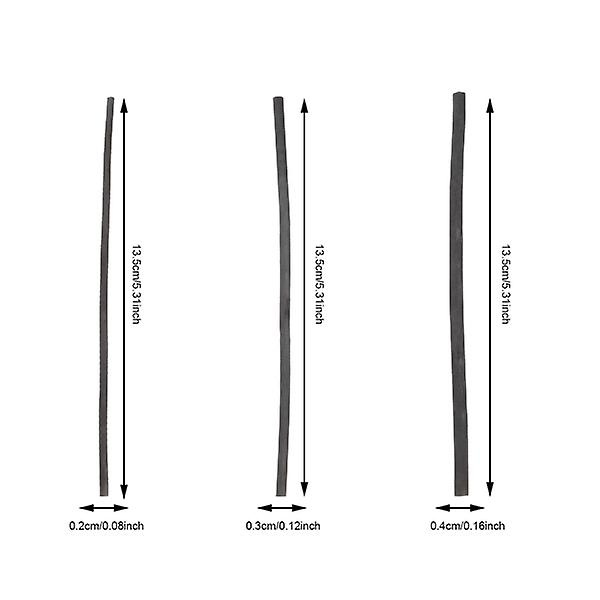 25 stk. Komprimeret Kul Hobbyist Kul Professionelle Kulstifter Kul Teenagere Voksne Pilekul Tegning Sort 13,5X0,4cm