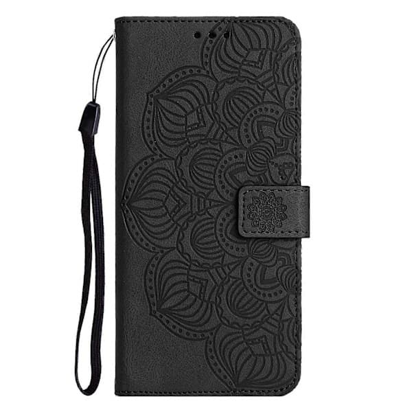 Mandala Præget Læder Flip Cover til iPhone 12 mini