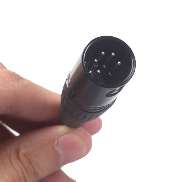 DJ 5-polet Han til 3-polet Hun XLR Omvendt DMX Kabel 0,3M