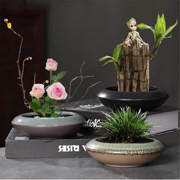 Blomsterarrangemang vas set keramisk blomstergrodvas blomstergrodvas, A