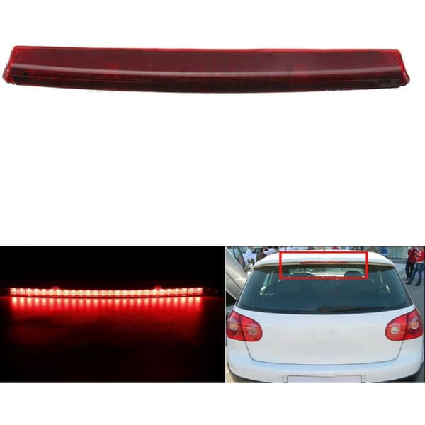 Red Lens Full LED Rear High Mount Third Brake Light for Golf MK5 MK6 R32 2005-2009 (BT)