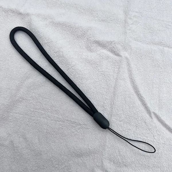 Hihnat matkapuhelimille, USB-laitteille, avaimenperille, musta, 5 kpl musta
