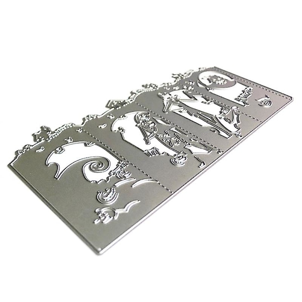 Halloween 3D Græskar Lanterne Metal Skære Stencil Dør DIY Scrapbog Album Papir Kort Stencil Dør Prægning Håndværk Dekoration