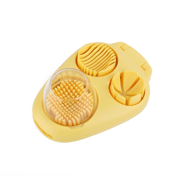 Heavy Duty Manual Egg Slicer, Divider, and Dicer, Multifunctional Round Blade for Omelets, Salads, Breakfast, Kitchen Tool
