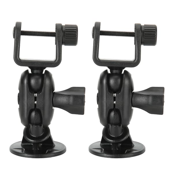 2 stk Mini Dash Kameramonteringsfeste Dashbordopptaker Sugekopp 360 Grader Justerbar Universal (U-formet Hode)