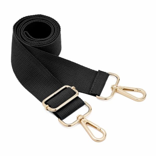 Adjustable Replacement Bag Strap with Swivel Metal Hooks Canvas Handbag Shoulder Strap Bag Strap Replacement Strap for Crossbody Handbag