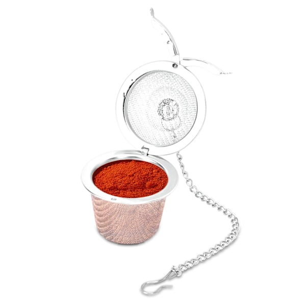 Te-kugle Si, Te-si i rustfrit stålnet, Te-si til løs te, Krydderifilter Suppe Infuser til madlavning