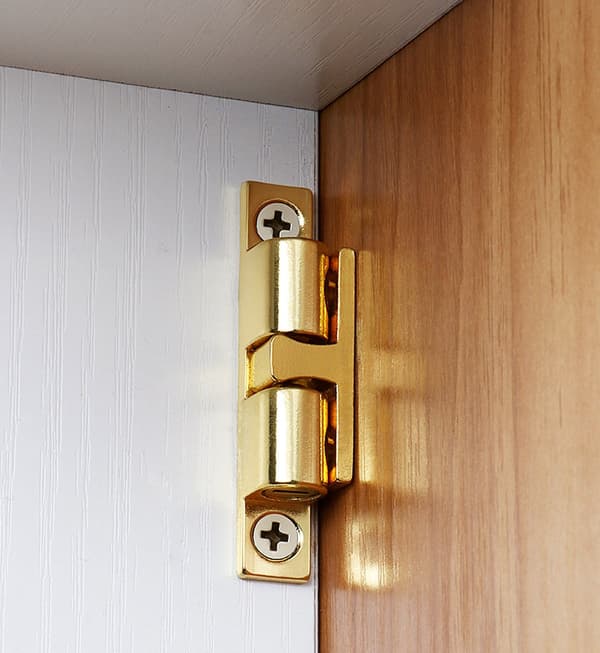 Trykklås, magnetlås for kjøkkenskap og skuff, sinklegering, 6 stk.