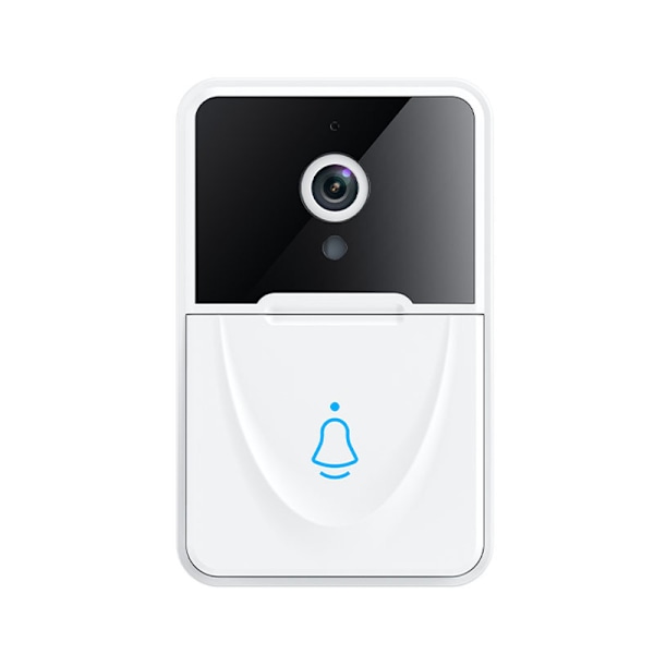 White Video Doorbell Camera Wireless with Ring Chime, Smart AI Human Detection, Night Vision, 2-Way Audio