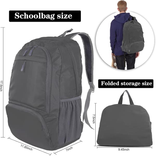 Lightweight Foldable Portable Backpack Waterproof Breathable Outdoor Camping Hiking School Backpack