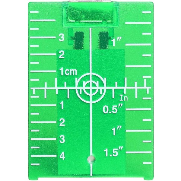 Grönt Lasermål, Magnetiskt Lasermål Med Reflektorer, För Användning Med Korslinjegrön Laser, För Bättre Synlighet Av Grön Laser