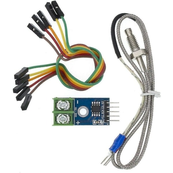2 st Max6675 K-typ termoelement temperatursensor 0-800 grader modul Shibaod