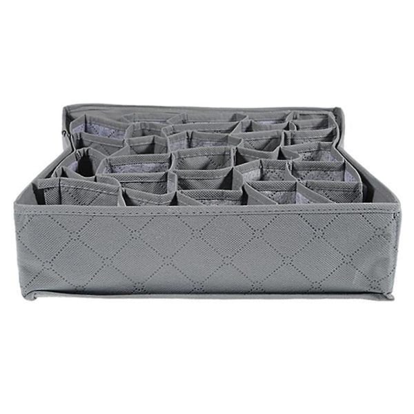 2 stk slipsorganizer sokkorganizer undertøy skufforganizer undertøy skufforganizer undertøy divi Dark Grey 34X32X10cm