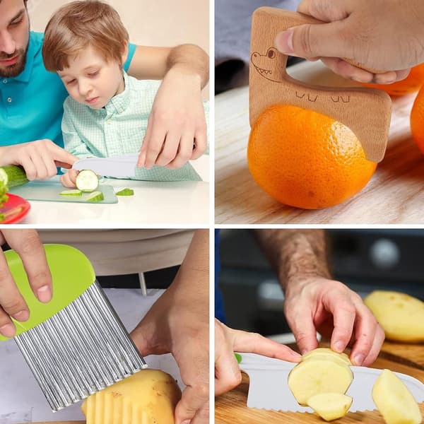 Barnkniv - Säkerhetsverktyg för att skära frukt och grönsaker