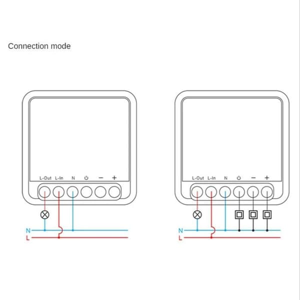 Tuya Smart WiFi Dimmer Modul med Dimmerkontroll, Stöder Dubbelriktad Kontroll