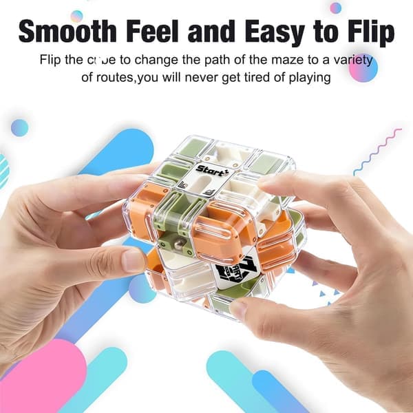 Large 3D Labyrinth Puzzle, an Engaging Brain Teaser, a Challenging Brain Teaser, and a Tool for Developing Logical Thinking. [Ho]
