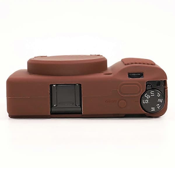 f3V Camera Protection for Ricoh GR IIIx GR III, Scratch-Resistant Silicone L1b Protective Case - Coffee