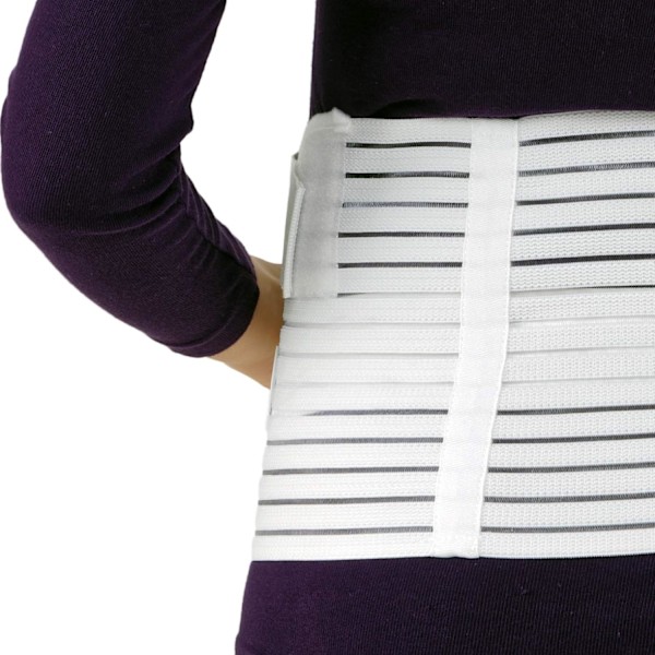 Graviditetsstödbälte för Graviditet, Midja/Rygg/Buk, Magstöd, (Vit 2 stycken storlek L 80 - 110cm)