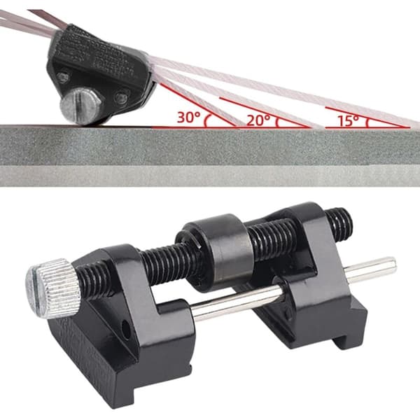 Whetstone, Sharpening Guide, Metal Honing Guide for Raw Wood & Chisel Sharpening, Planer Iron, Planer Blade Tool (Black)